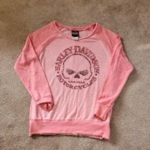 Harley Davidson  Distressed Top, Size M